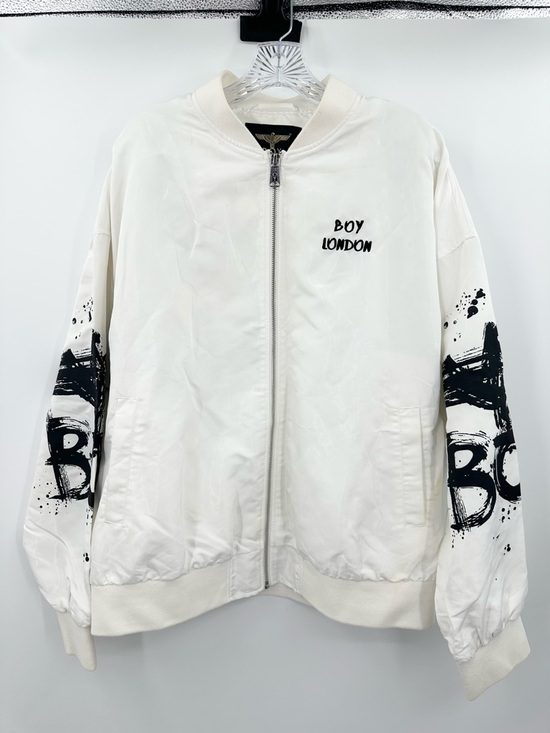 Boy London Other - Boy London White Bomber Jacket Black Graphics Size Medium